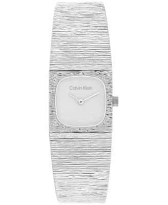 Женские часы Calvin Klein Sophisticated Square Silver Tone Stainless Steel, 20mm