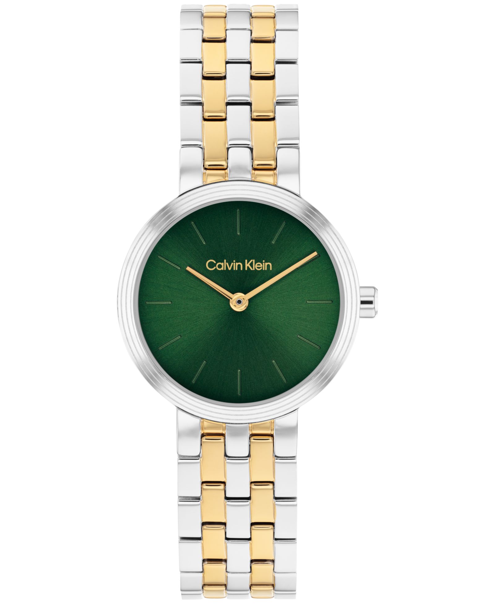 Calvin Klein Women's Forme Two Tone Stainless Steel Bracelet Watch, 26mm