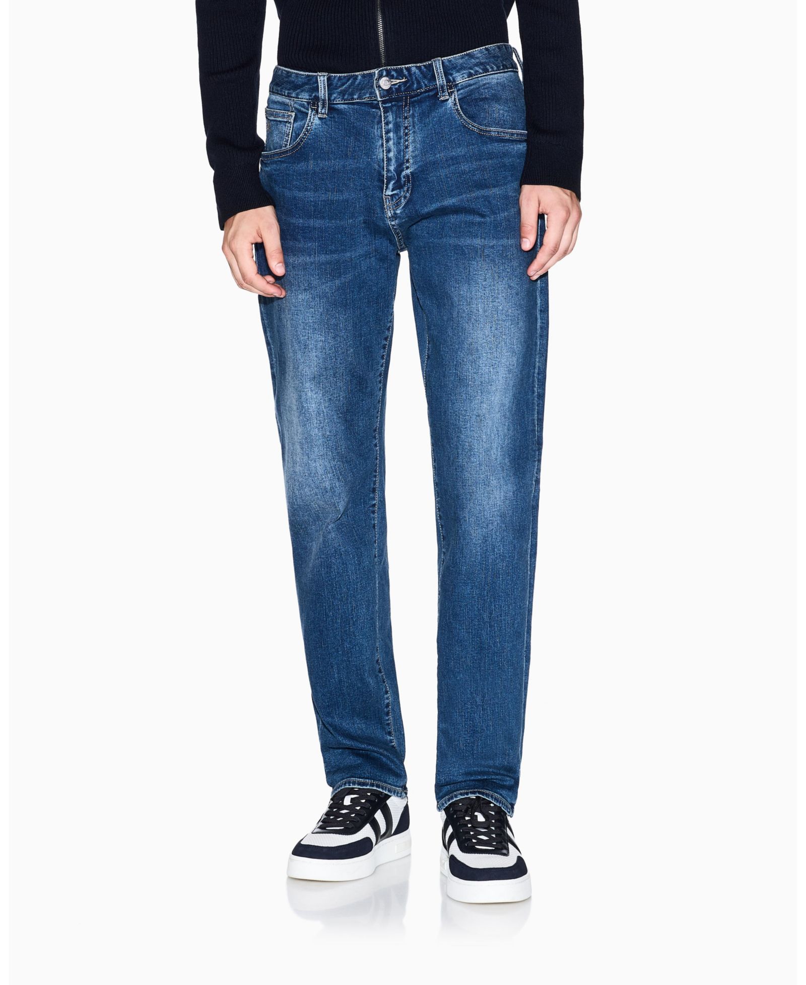 A|X Armani Exchange Men's J13 Comfort Slim Cotton Denim Jeans