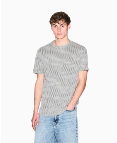 A|X Armani Exchange Мужская футболка с принтом логотипом и коротким рукавом