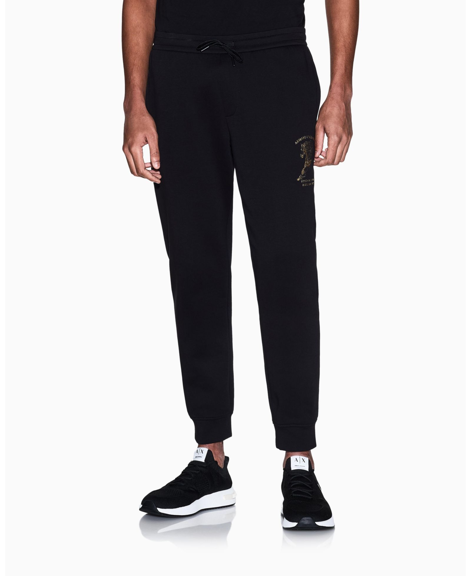 A|X Armani Exchange Men's Lunar New Year Graphic Jogger Pants