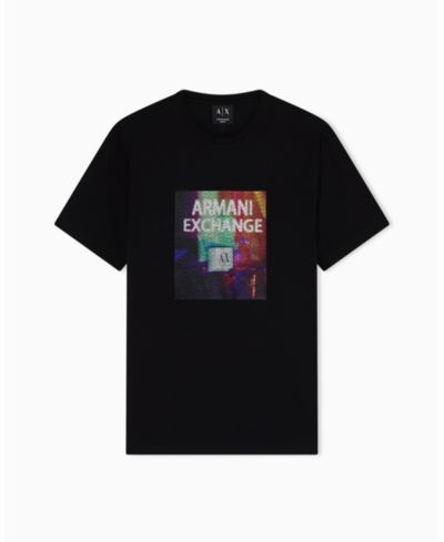 A|X Armani Exchange Мужская футболка с логотипом Box Logo, короткий рукав