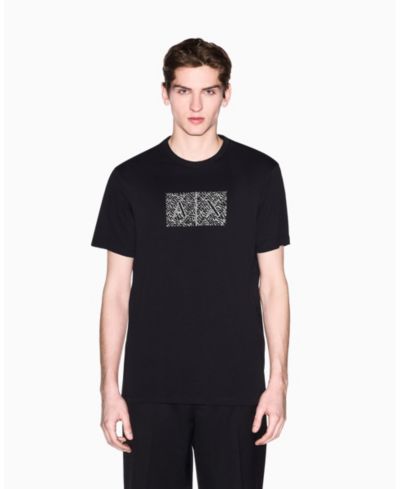 Мужской футболк A|X Armani Exchange Short Sleeve Jersey Printed Box Logo