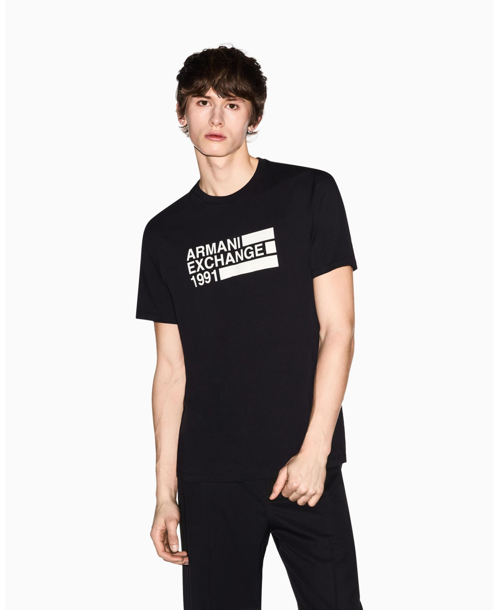 A|X Armani Exchange Men's Short Sleeve Logo T-Shirt
