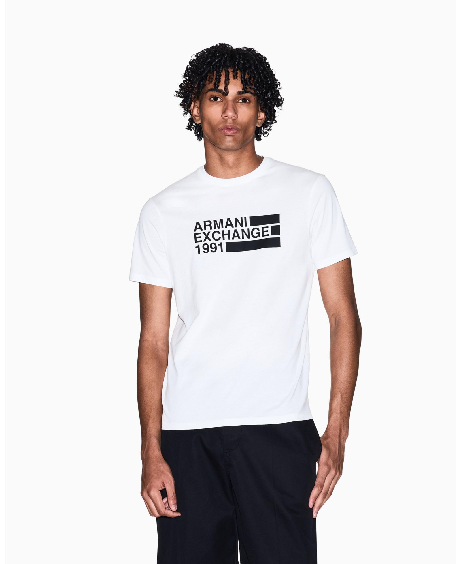 A|X Armani Exchange Men's Short Sleeve Logo T-Shirt