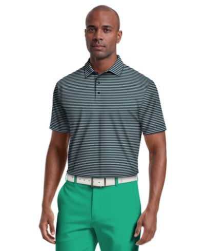 PGA TOUR Мужская поло-рубашка в полоску Feeder Stripe