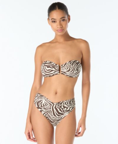 Vince Camuto Женский топ для плавания Bandeau Neck
