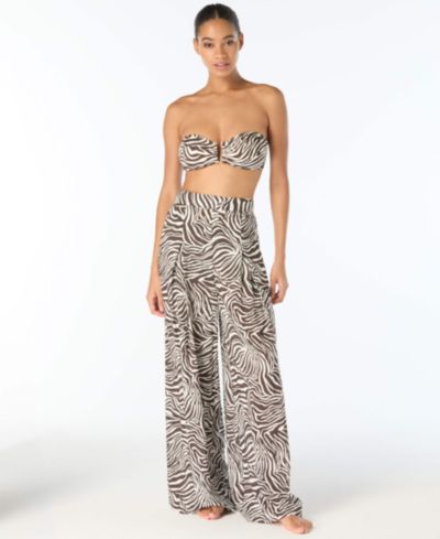 Vince Camuto Women's Printed Cover-Up Pants