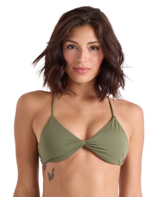 Женский бикини-топ Volcom Simply Seamless Twist V-Neck Tie-Back