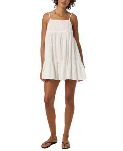 O'Neill Juniors' Rilee Square Neck Cover-Up Mini Dress