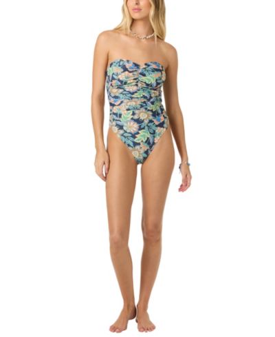 O'Neill женский слитный купальник с цветочным принтом Mermaid Floral Ubud Sweetheart Neck