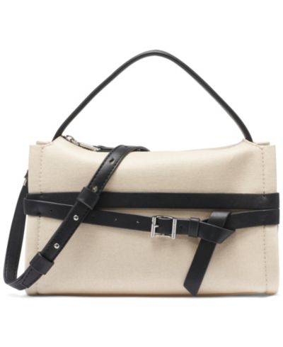 Маленькая сумка через плечо DKNY Bridie с серебристой фурнитурой