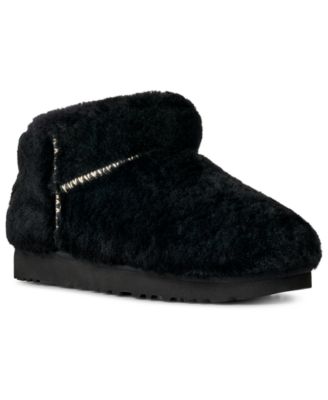 UGG® Women's Classic Ultra Mini Fluffed Round Toe Booties