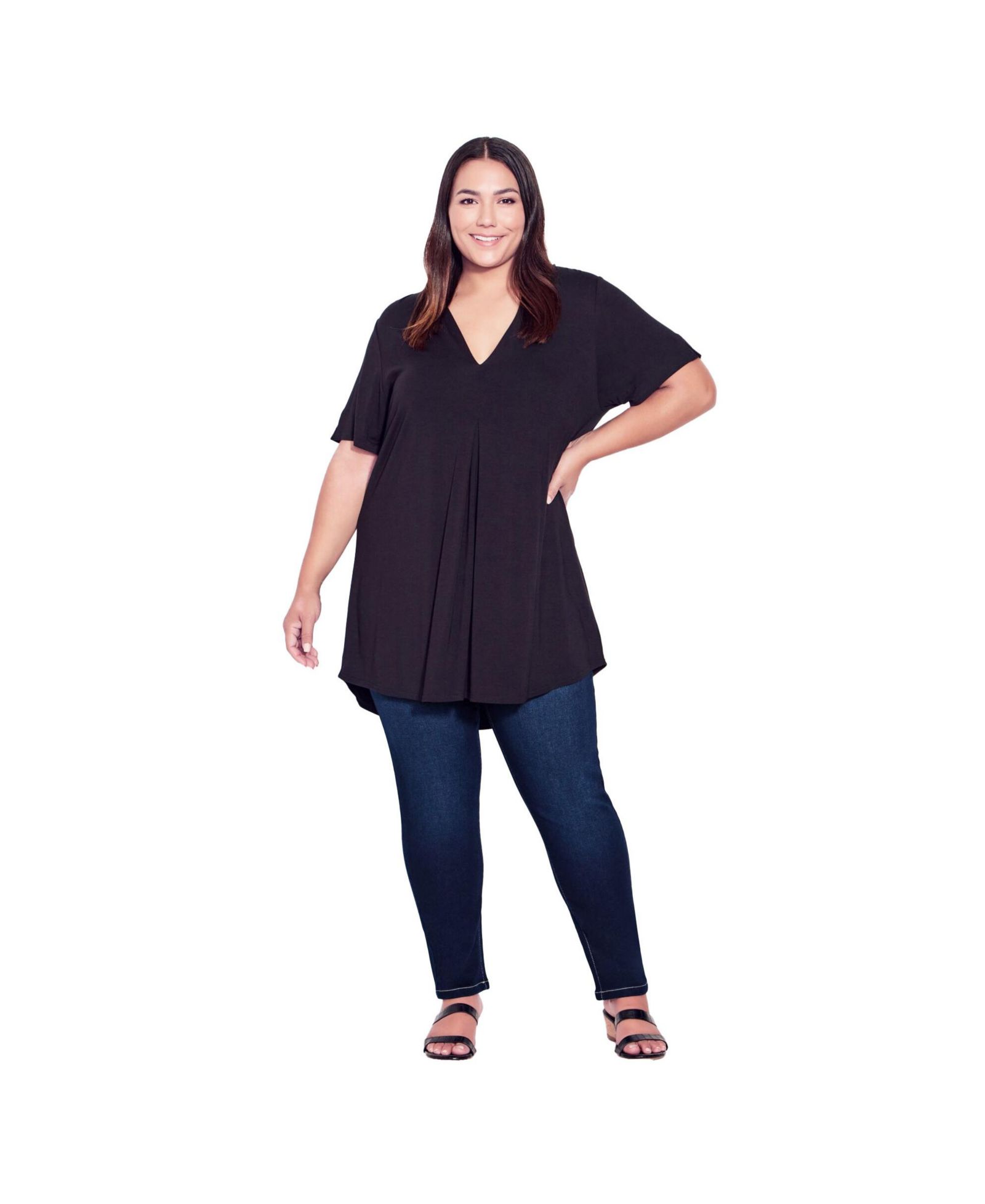AVENUE Women's Plus Size Tall Hi Rise Jegging