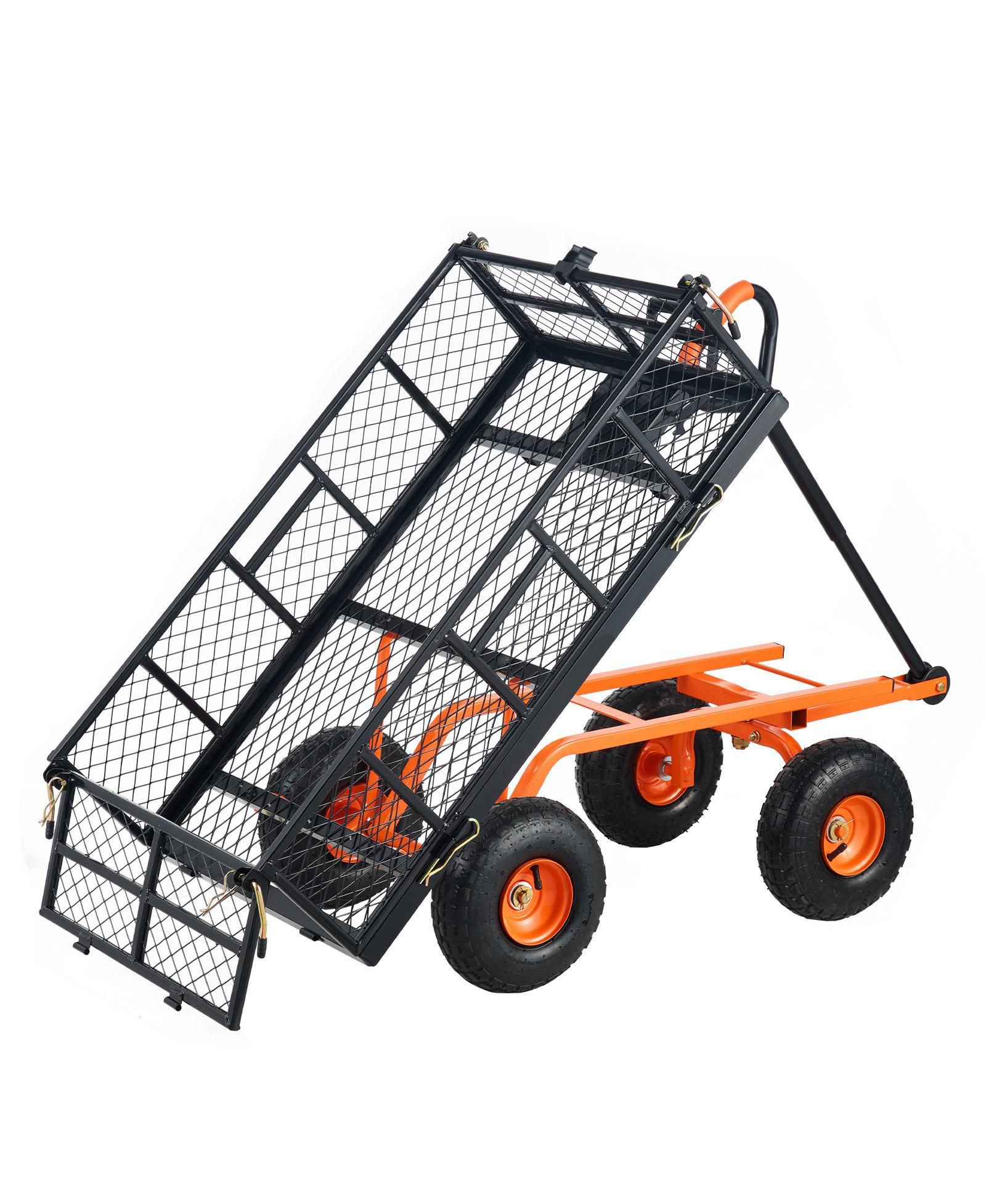 SUGIFT садовая тележка повышенной прочности 880 lbs 10-inch Wheels