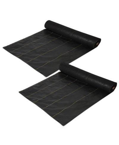 Dewitt Company Sunbelt 6' x 300' Woven Weed Barrier Landscape Fabric Ground Cover 2 Pack