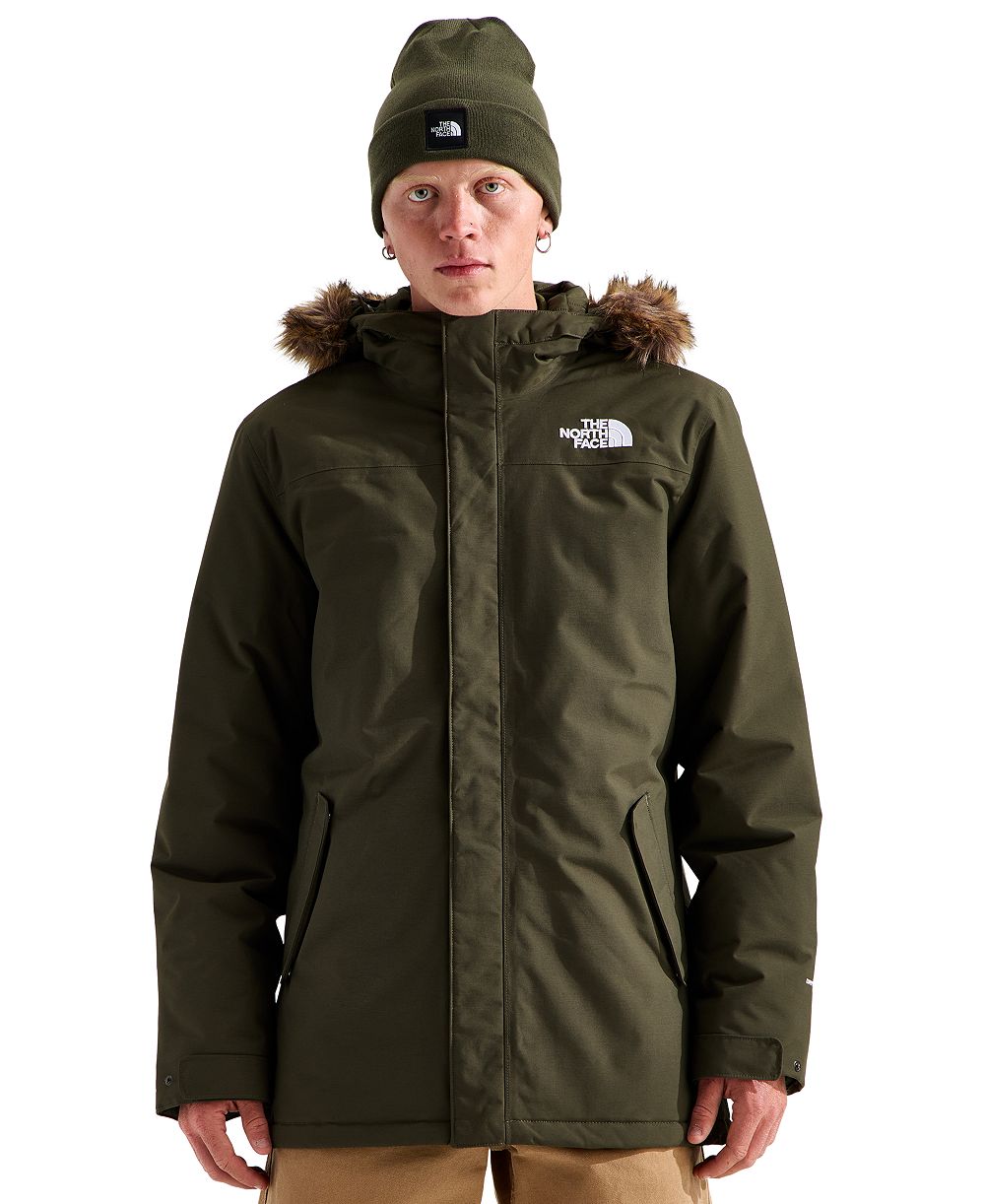The North Face Мужская водонепроницаемая парка с капюшоном и отделкой из искусственного меха