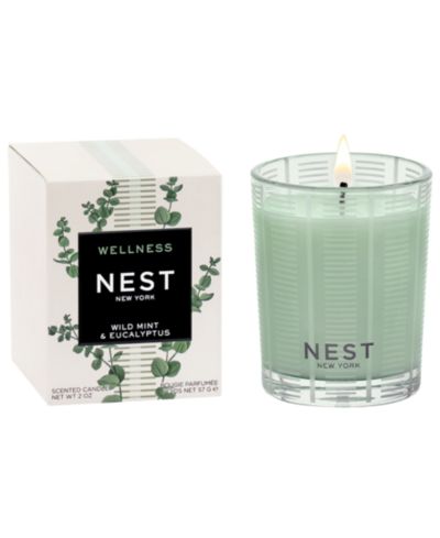 NEST New York ароматическая свеча Votive Wild Mint & Eucalyptus, 2 oz.