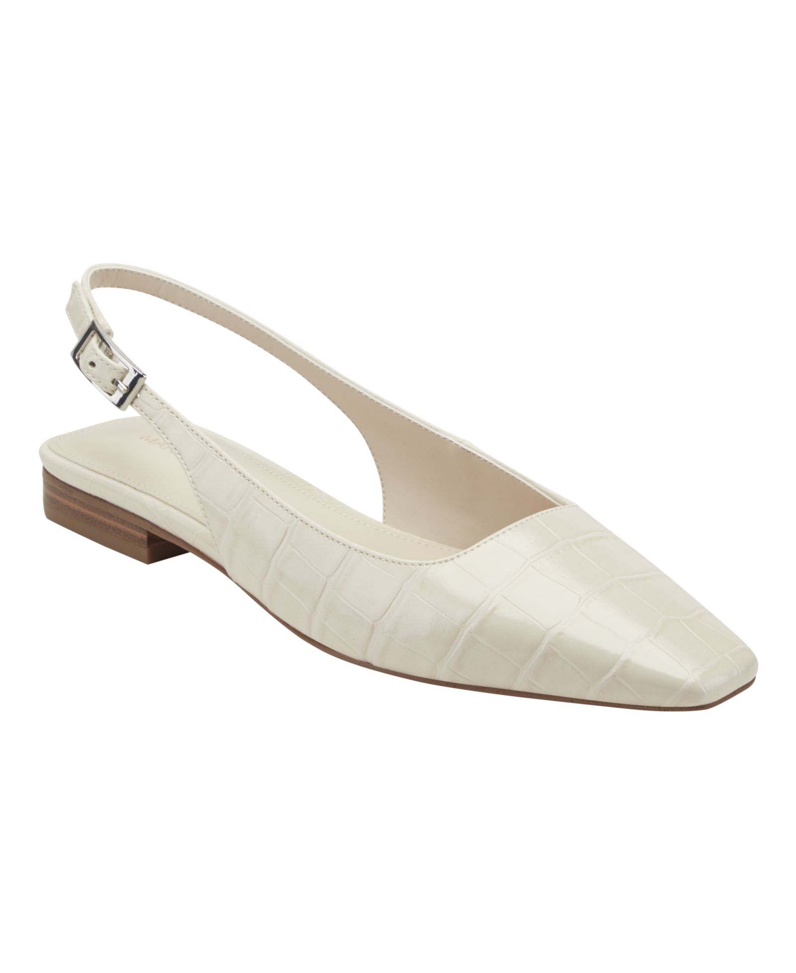Marc Fisher Women's Gelli Square Toe Slingback Dress Flats
