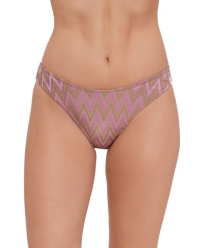 Steve Madden Women's Scoop Pull-On Swim Hipster Bottoms