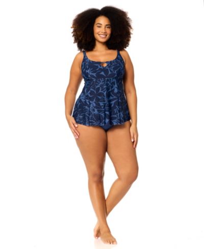 Женский топик-танкини Raisins Curve Plus Size Shoreline