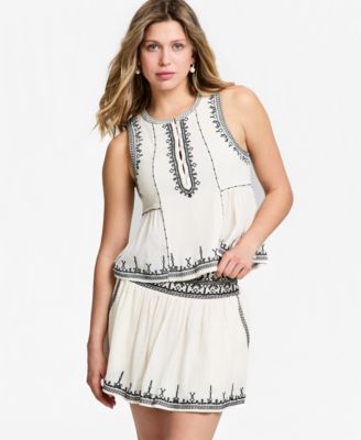 And Now This Women's Embroidered Trim Tank Top, Macy's Exclusive