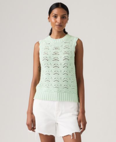 Levi's® Premium Women's Sleeveless Crochet Tank Top
