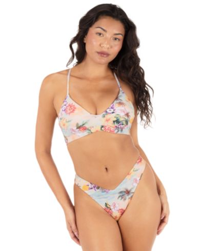 Hurley Women's Scenic Sunset V-Front Skimpy Swim Bottoms