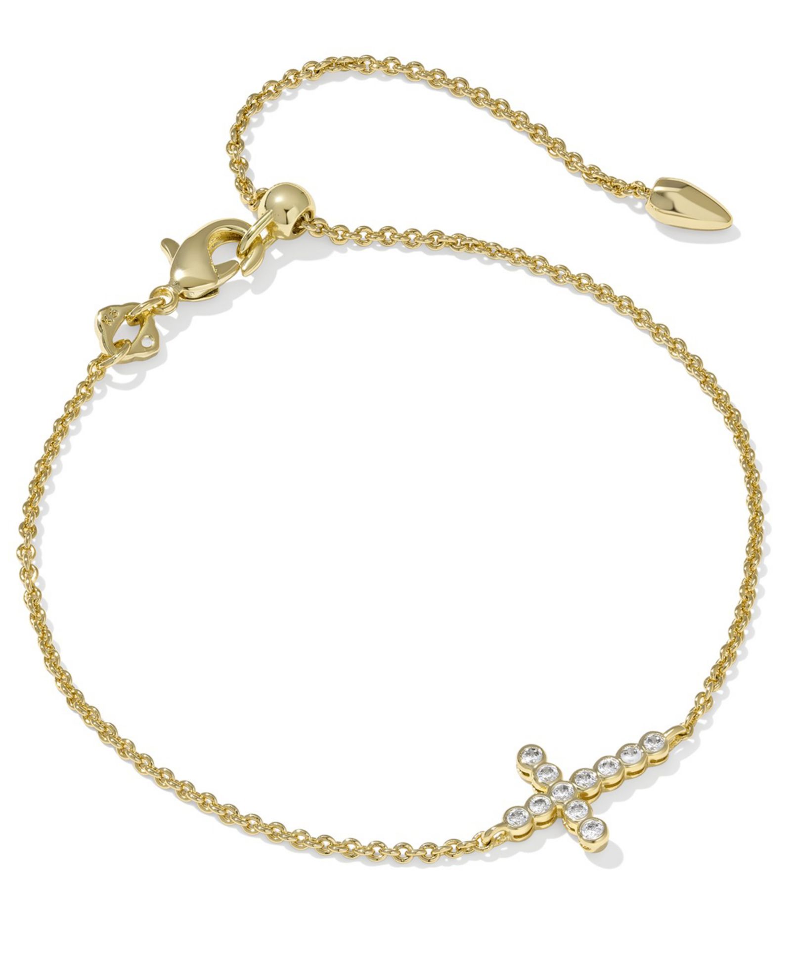 Kendra Scott Cross Cubic Zirconia Chain Bracelet