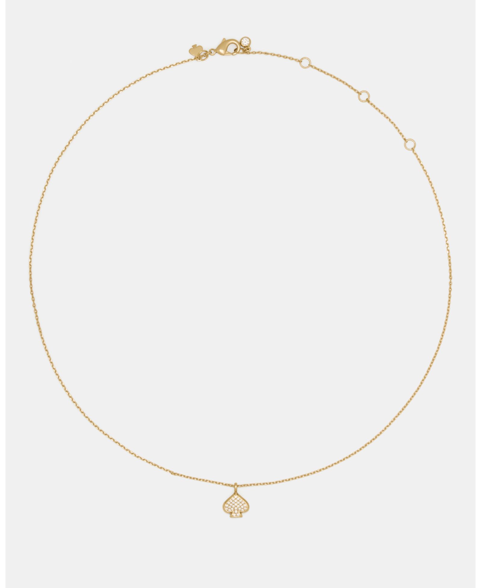 Подвеска mini pave с фианитами kate spade new york