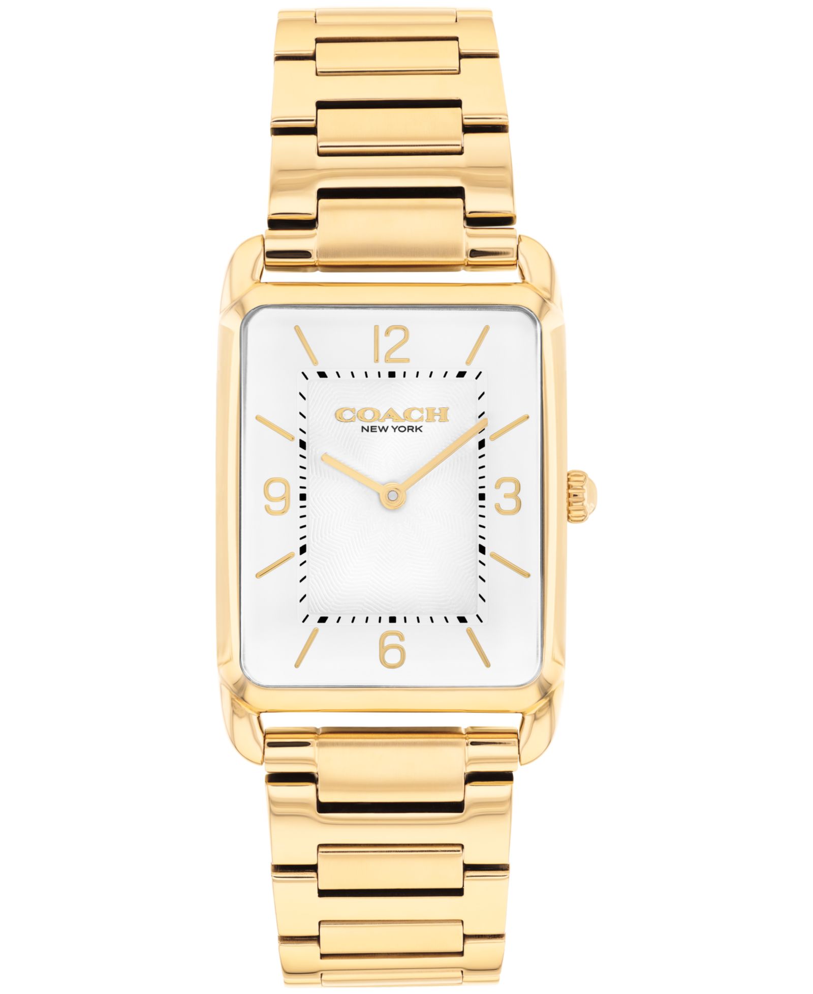 COACH Unisex Elliot Gold Tone Stainless Steel Bracelet Watch, 32x26mm