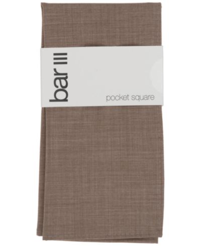 Bar III Men's Solid Pocket Square, Macy's Exclusive