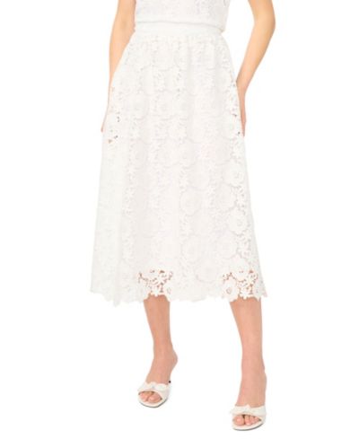 CeCe Женский Lace A-Line Midi Skirt