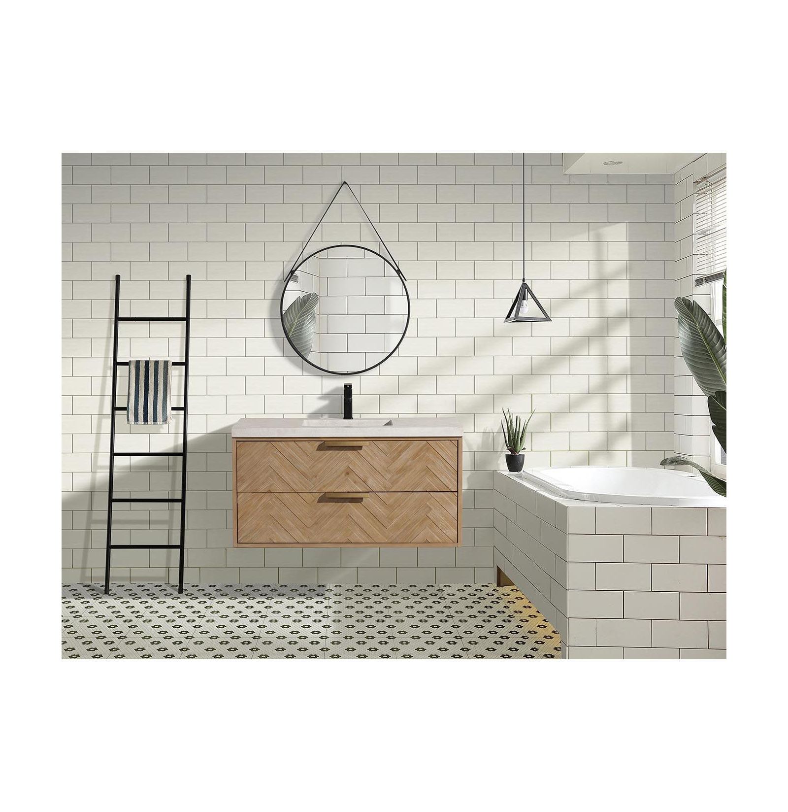 Ari Bath 42" Carlsbad, Weathered Fir Finish