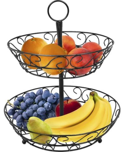 Металлическая корзина для фруктов SORBUS 2-Tier Countertop Stand