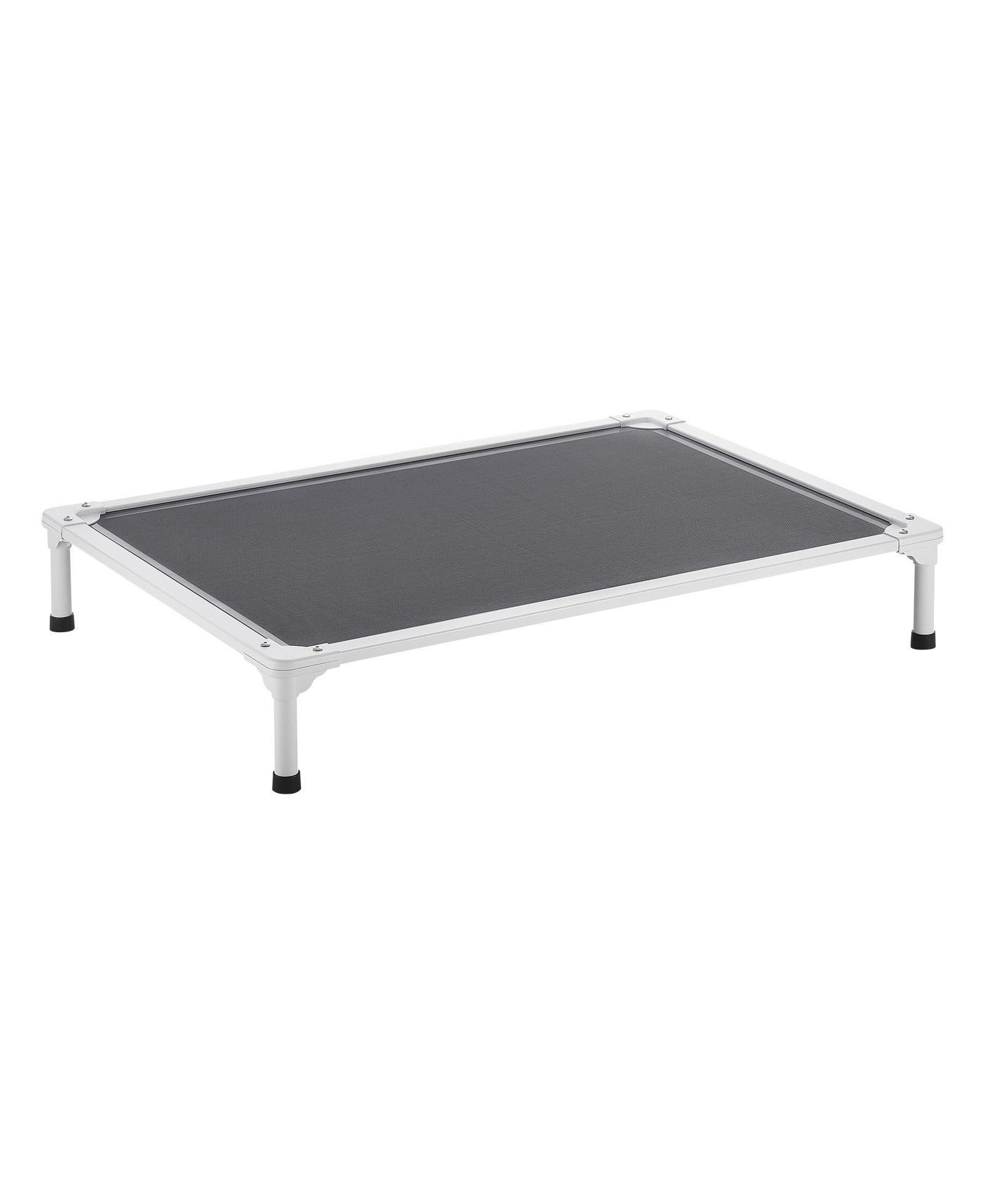 COZITO Aluminum Portable Elevated Pet Cot, Large, Gray