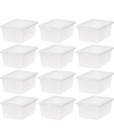 Контейнеры для хранения IRIS 15 Qt с крышками, 12 шт