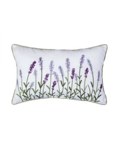 Декоративная подушка C&F Home Lavender Fields Embroidered, 14" x 22"