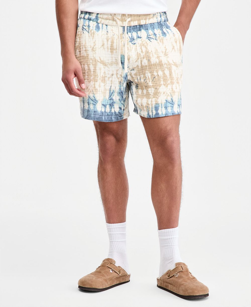 Sun + Stone Men's Maverick Dye Effect Shorts, Macy's Exclusive
