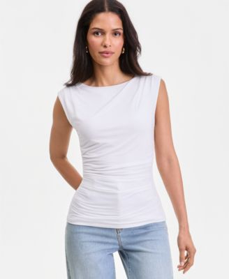 Женский трикотажный топ I.N.C. International Concepts Sleeveless Boat-Neck