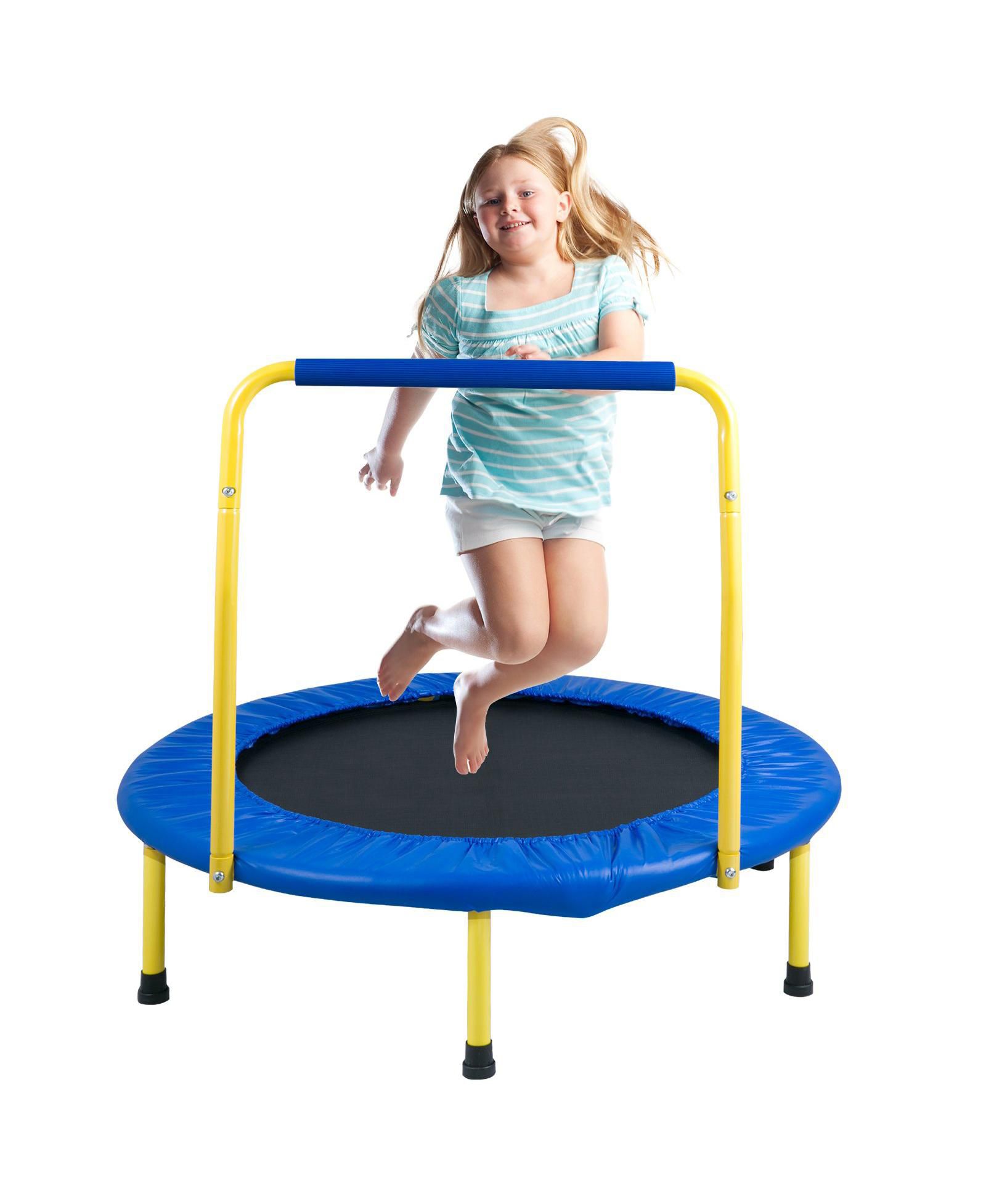 SUGIFT 3FT Kids Trampoline Foldable Indoor Outdoor Mini Trampoline