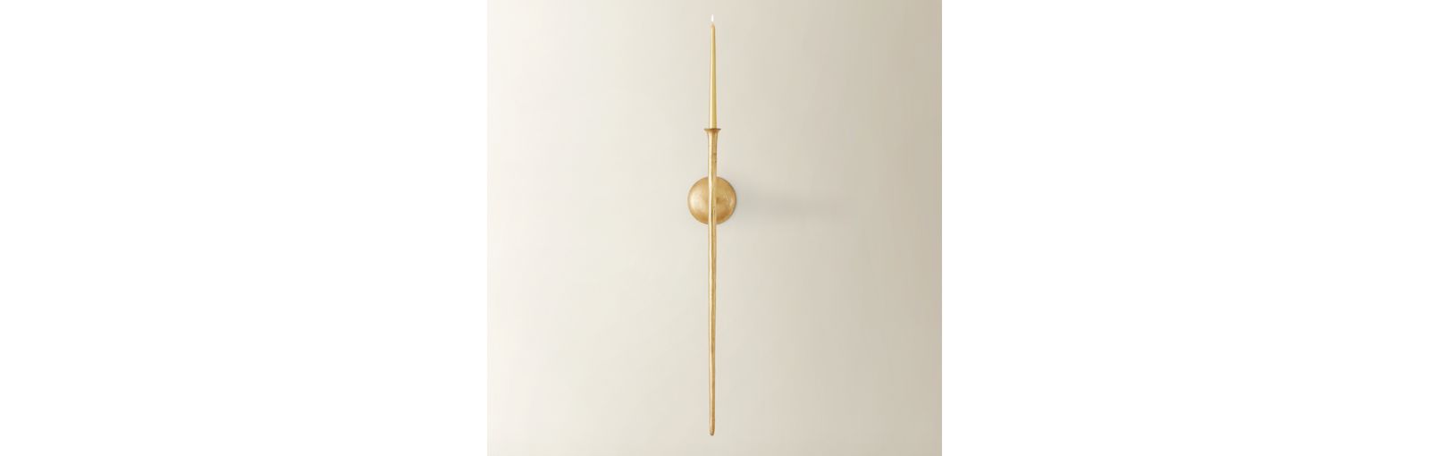 Z Gallerie Aspar Tall Wall Sconce for Taper Candle Display