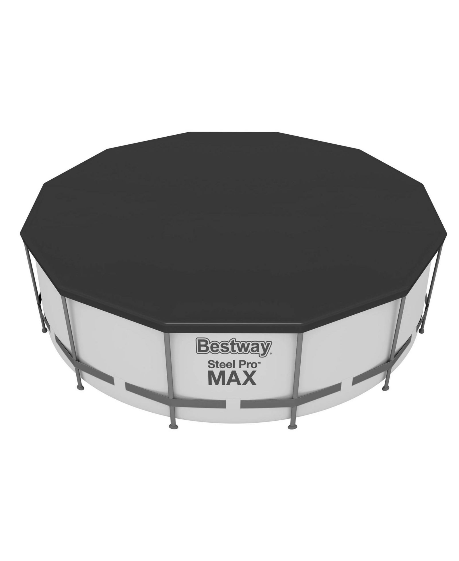 Крышка для бассейна Bestway Flowclear диаметром 12 футов с дренажными отверстиями для надземных бассейнов