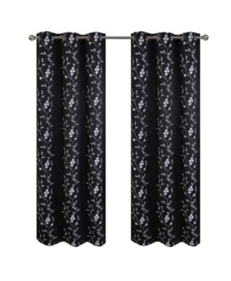 RT Designers Collection Lilian Декоративная портьера с вышивкой и люверсами 54" x 84"