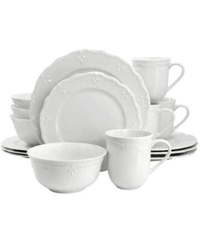 Elama Henryi 16-Pc. Dinnerware Set, Service For 4