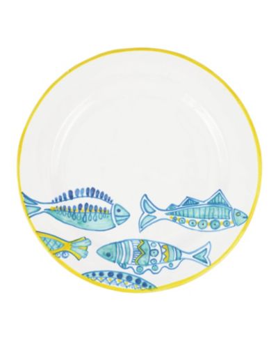 Обеденная тарелка VIETRI Elba's Fish