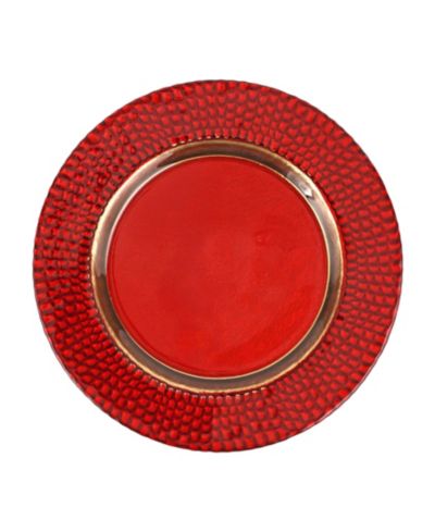 VIETRI Pelli Glass Round Charger Plate