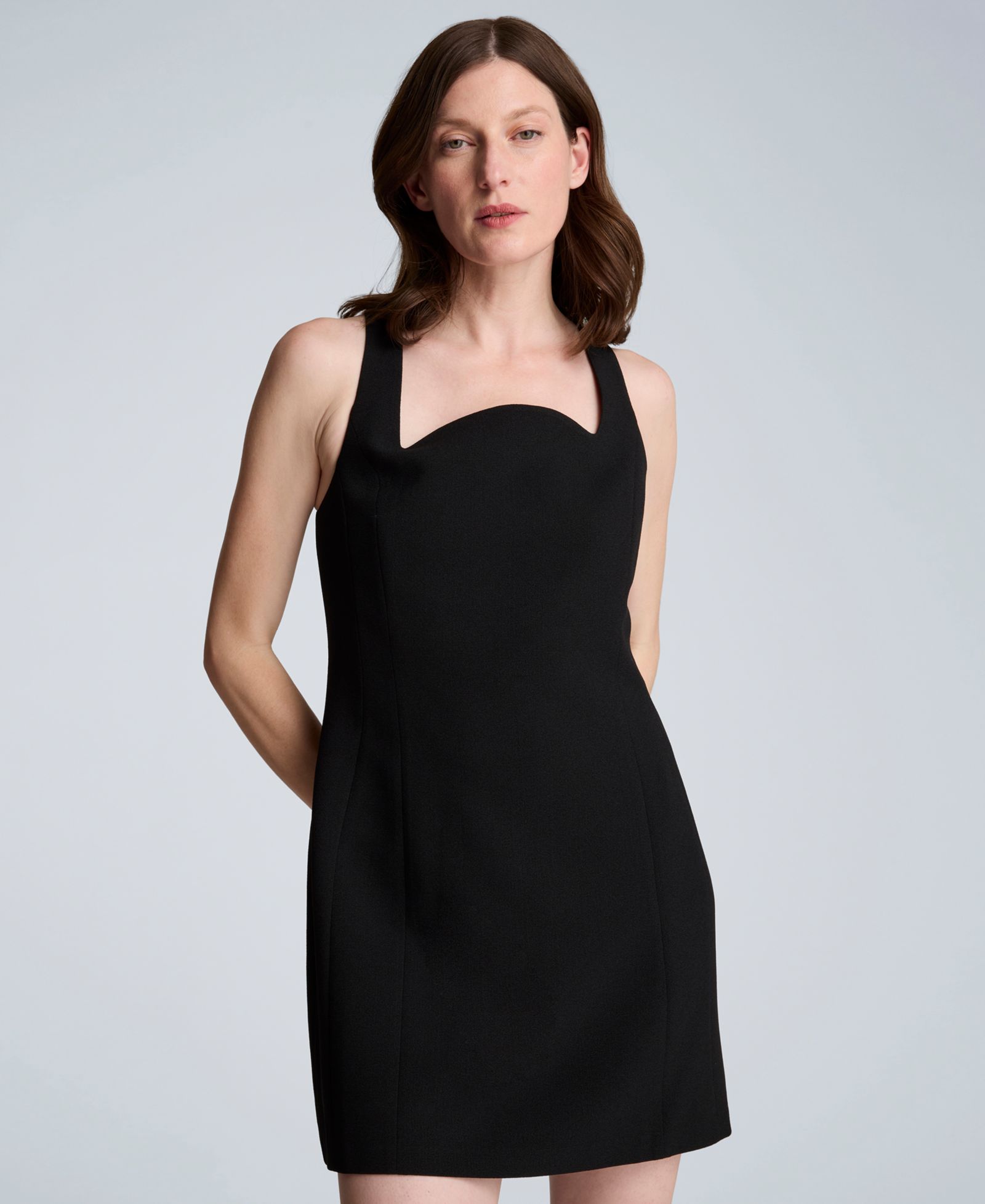 Kenneth Cole Женское короткое платье с квадратным вырезом
