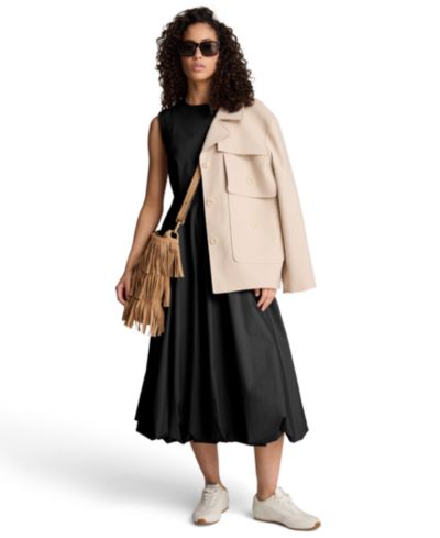Kenneth Cole Женское миди-платье с пышным подолом Bubble Hem