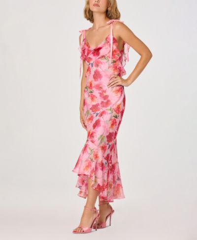 ASTR the Label Женский Nissa Round Neck Dress